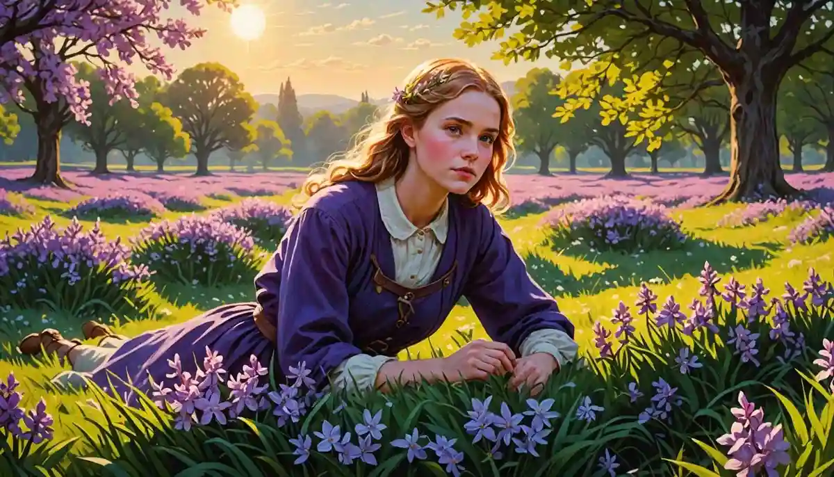 The path I have come—sunlight over a field where pieris (andromeda) blooms. Mizuhara Shuoshi