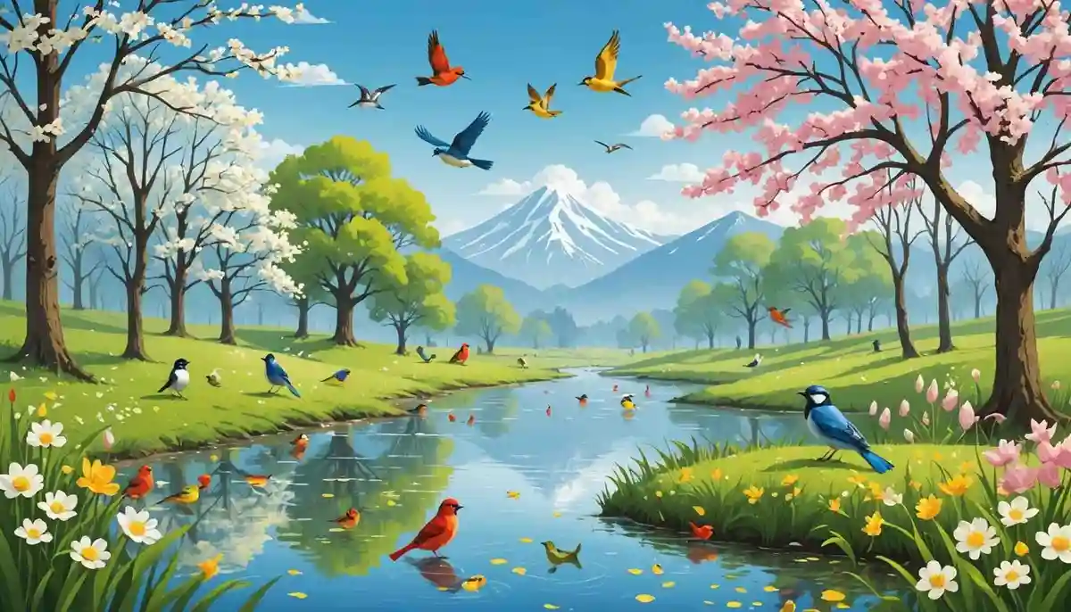 Spring departs— birds cry, and in the fish’s eyes are tears.