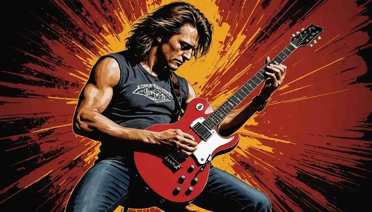 What is the name of the famous guitar technique said to have been popularized by Edward Van Halen?