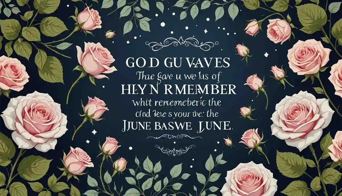God has given us memory so that in life’s harsh winters we can behold the roses of June. — J. M. Barrie