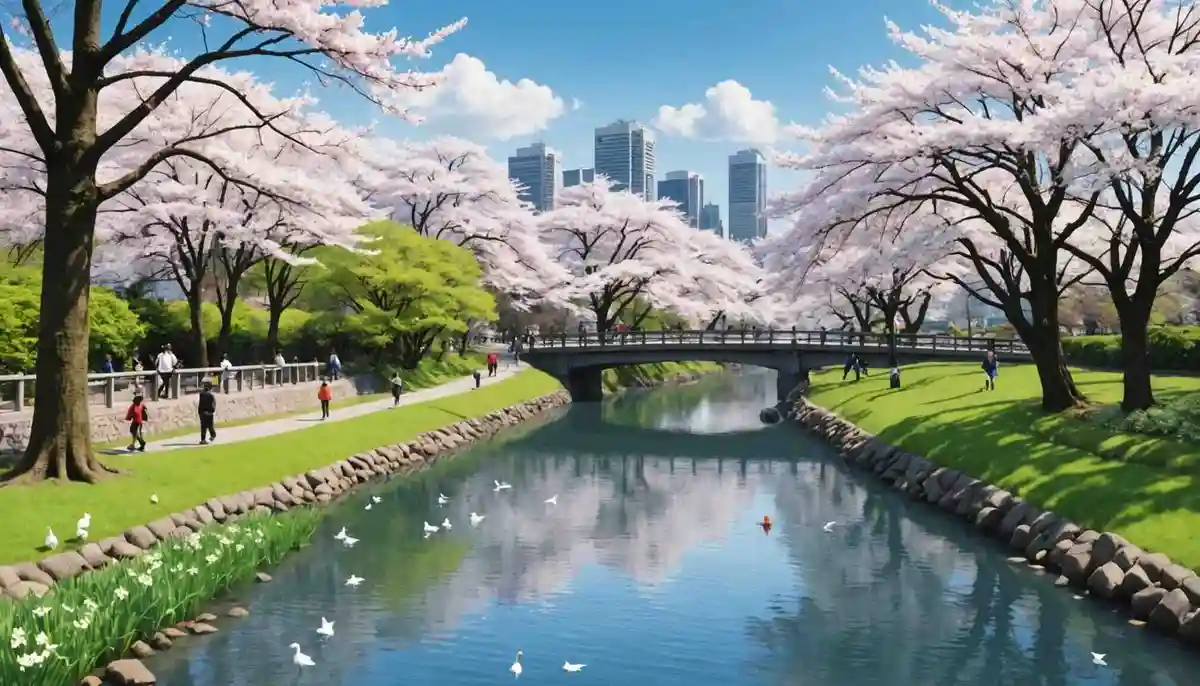 동요 ‘봄의 개울’의 모델은 도쿄의 곤보츠가와이다.