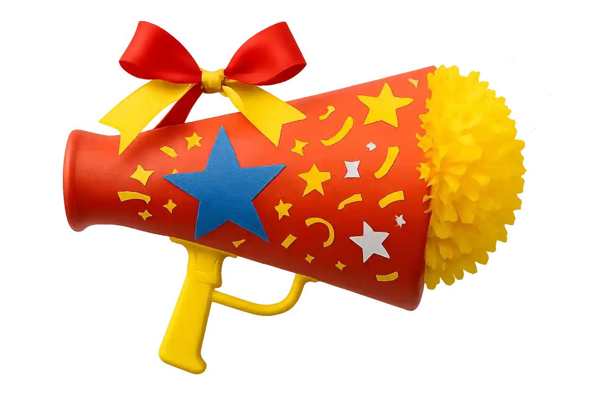 Cheer in style! Megaphone decoration ideas perfect for sports day