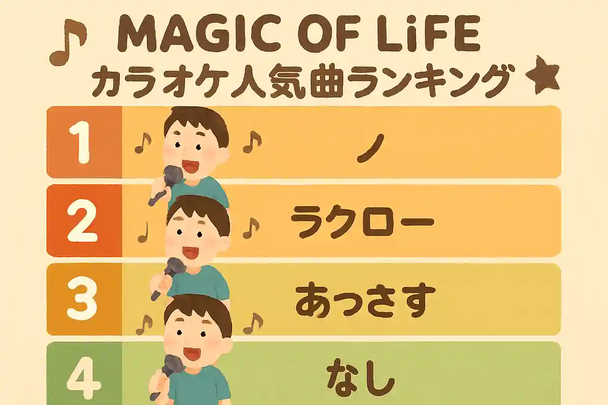 MAGIC OF LiFE의 노래방 인기곡 랭킹【2025】