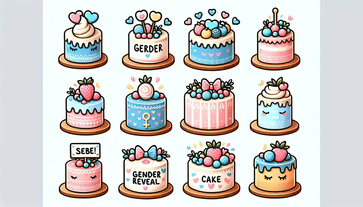 【性別発表】かわいくておしゃれなジェンダーリビールケーキアイデア