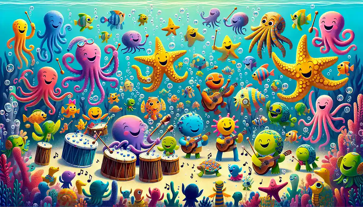 リトミックで海の生き物になって遊ぼう!子供のための楽しい音楽教育