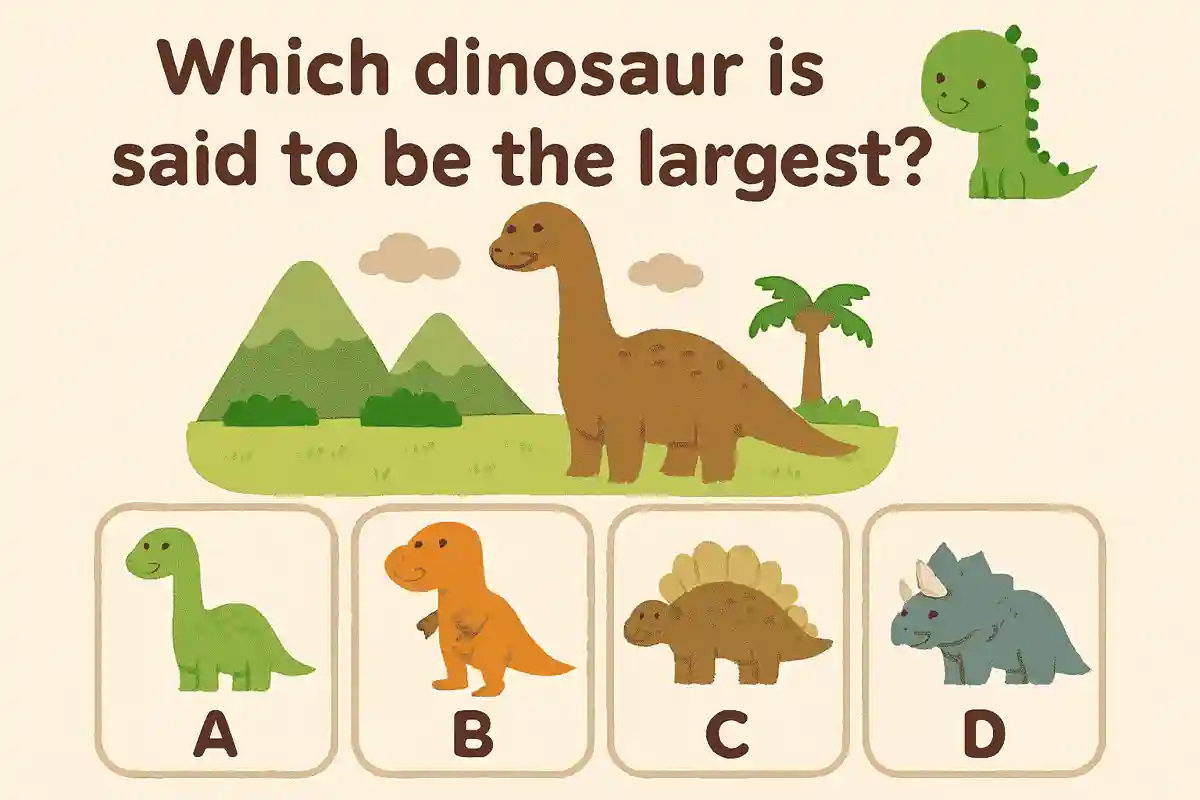 【小学生向け】雑学や知識が身につく恐竜の3択クイズ