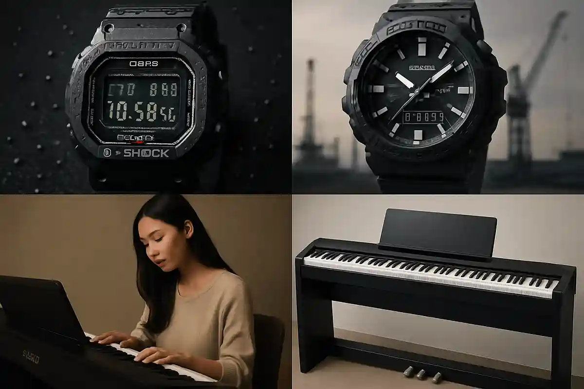 CASIO commercials roundup: G-SHOCK and digital piano ads