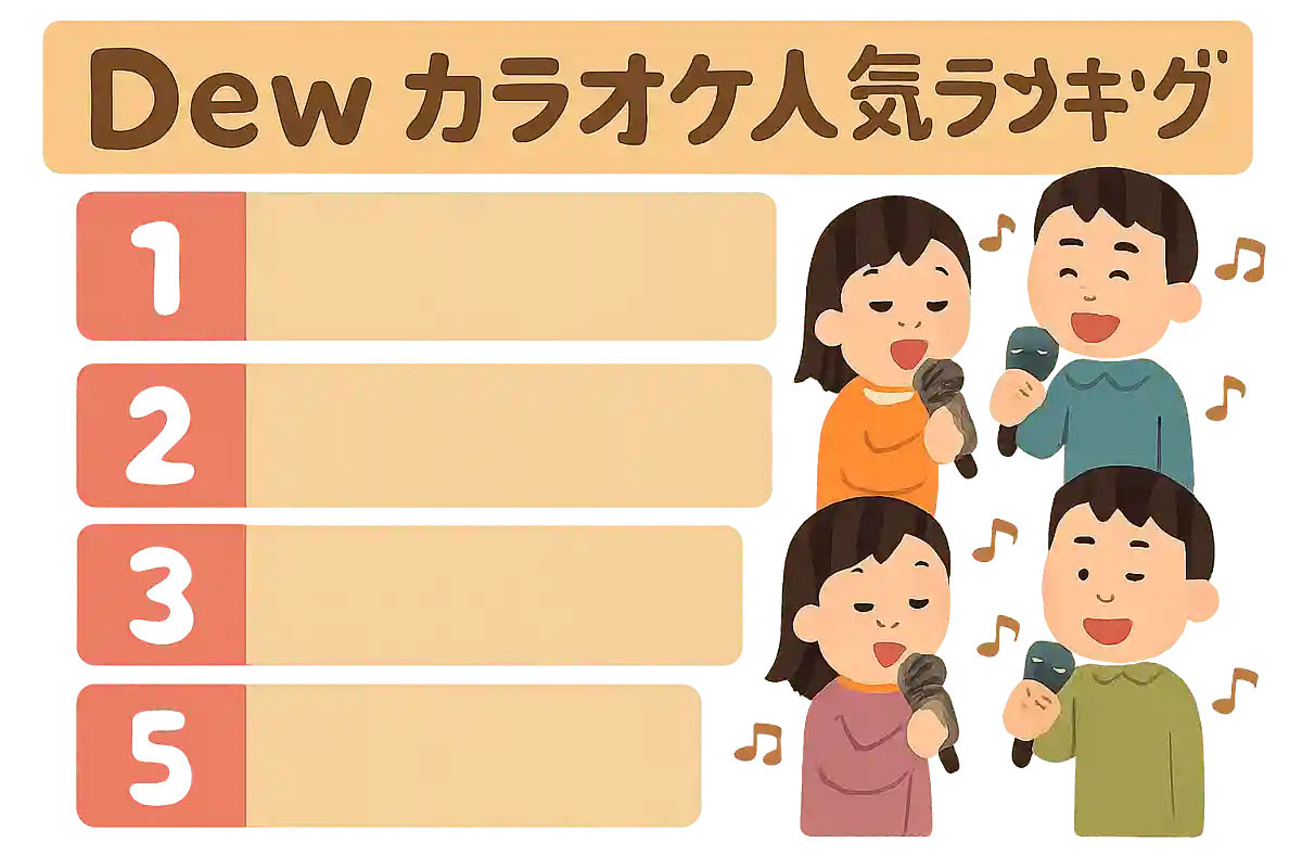 Dew’s Most Popular Karaoke Songs Ranking [2025]
