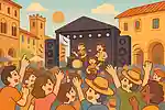【2026】イタリアの音楽フェス。街の熱気と心地よい音楽に酔いしれる