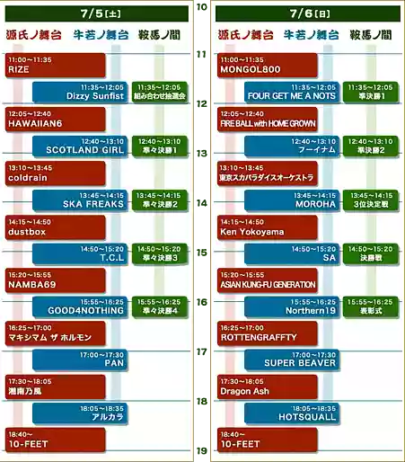 timetable