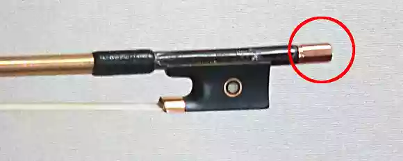 バイオリンの弓の持ち方