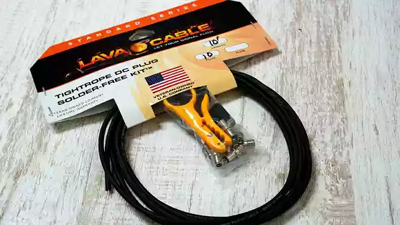 DCケーブルも自由な長さでつくってみよう！LAVA CABLE TIGHTROPE DC PLUG SOLDER-FREE KIT！