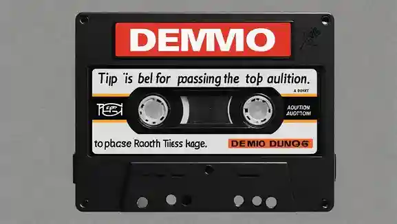 オーディションのデモテープ審査に通るためのコツ