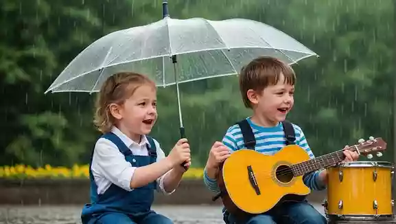 リトミックで雨の日も楽しく遊ぼう！子供のための楽しい音楽教育