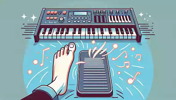 【電子ピアノ・キーボードのペダル極性】ペダルを踏んでいないのに音が伸びる時の対処