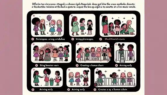 小さめの女子がライブハウスの場所取りで絶好のポジションをキープする地味すぎる裏技10