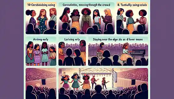 小さめの女子がライブハウスの場所取りで絶好のポジションをキープする地味すぎる裏技10