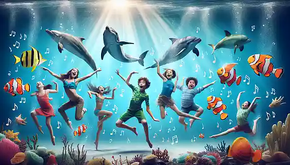リトミックで海の生き物になって遊ぼう！子供のための楽しい音楽教育