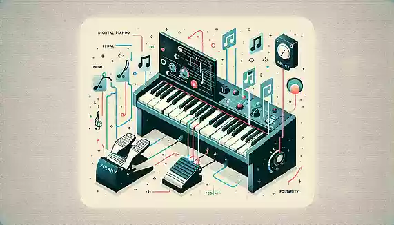 【電子ピアノ・キーボードのペダル極性】ペダルを踏んでいないのに音が伸びる時の対処