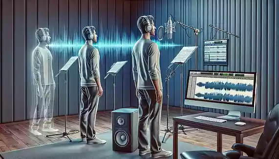 ボーカル入りの音源を使って歌の練習をする時の注意点