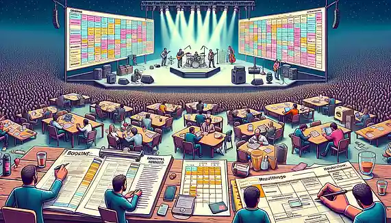 音楽業界でよく聞く「ブッキング」という言葉の意味