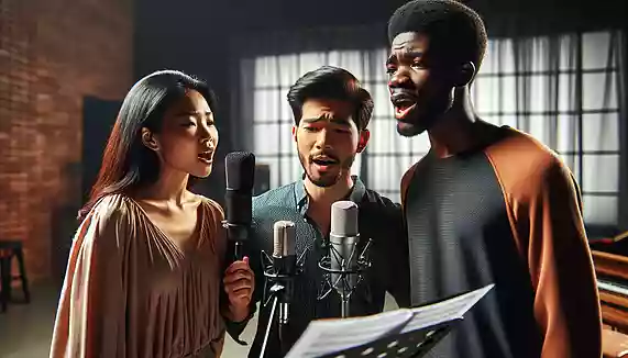 歌のハモり方。3人以上で重厚なハモリをしてみよう!