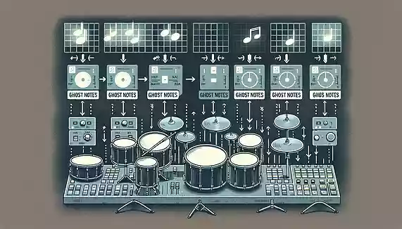 ドラム打ち込みのコツ。ゴーストノートの入れ方