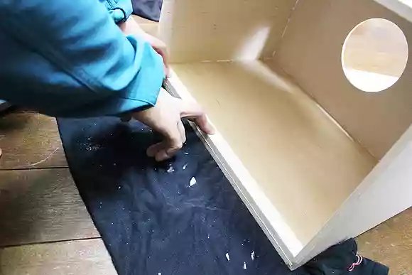 当て木を接着