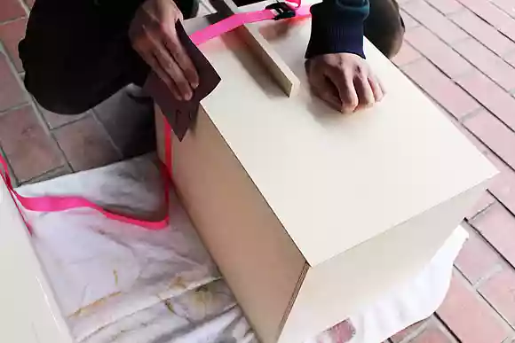 角などを丸くする