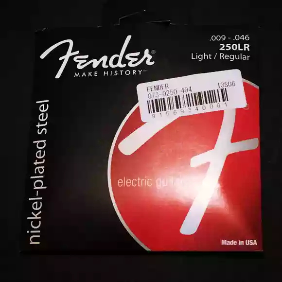 FENDER｜Super 250’s Nickel Plated Regular Light