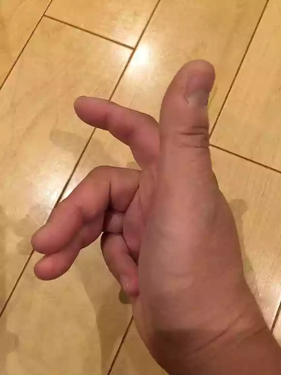 手（スラッピングフォーム）