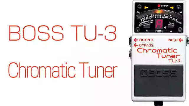 エフェクターボードに必携。ギター初心者にもおすすめのコンパクト・チューナー BOSS TU-3