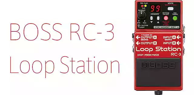 評価の高いギター・ルーパー。おすすめループ・エフェクター BOSS RC-3