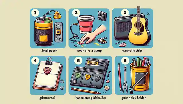 ピックを紛失しないためのアイデア6つ
