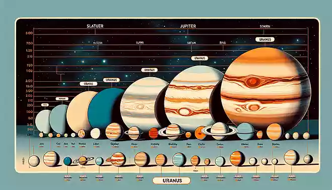 太陽系の惑星の中で、天王星は何番目に大きいでしょう?