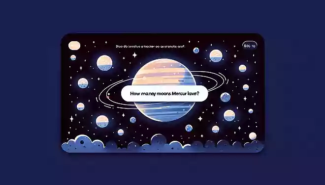 水星の衛星はいくつあるでしょうか?