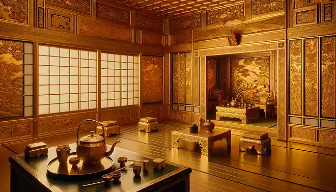 豊臣秀吉が建てた「黄金の茶室」。どのような特徴があるでしょうか?