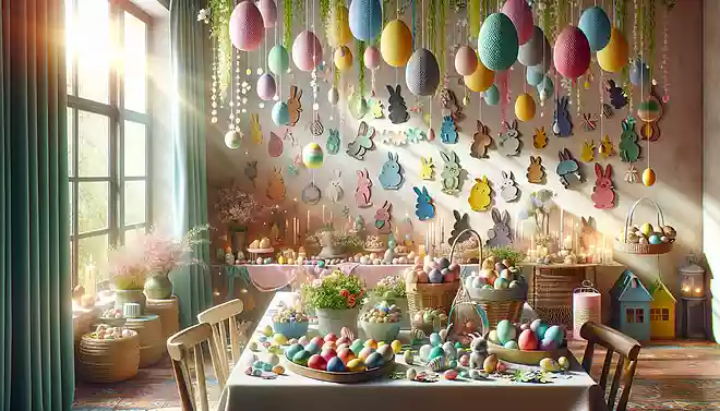 4月のお祭りイースターで作るカラフルな飾りはなんでしょうか