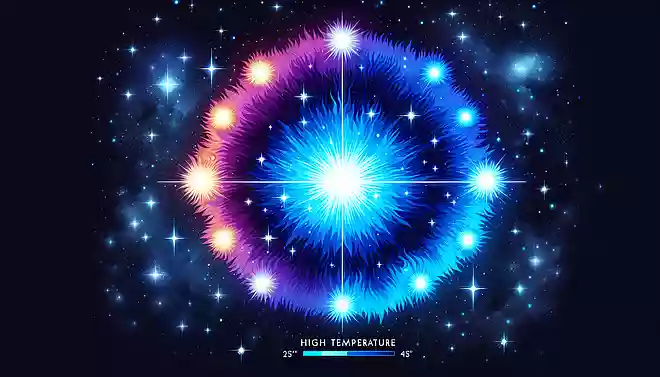 温度が高い星の色は何色でしょうか。