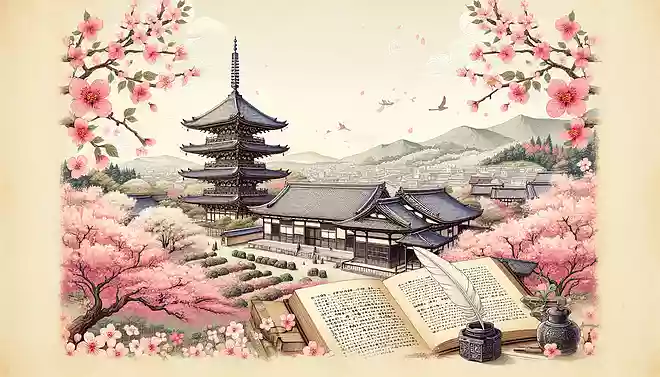 仁和寺は、どのような文学作品に描かれていますか。