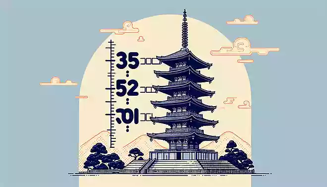 仁和寺の五重塔の高さは何mでしょうか。