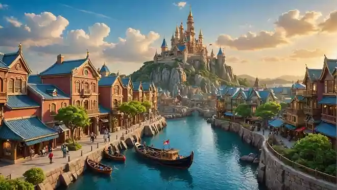 2024年6月にオープンする東京ディズニシーの新エリアはどれでしょう?