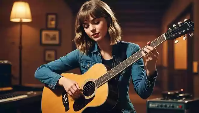 ギターを弾くのも大好きだというテイラーさん。彼女が初めてギターで弾けたという曲は?