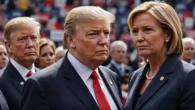 アメリカ大統領選挙にて、トランプ氏と僅差で競っている女性候補は誰でしょう?