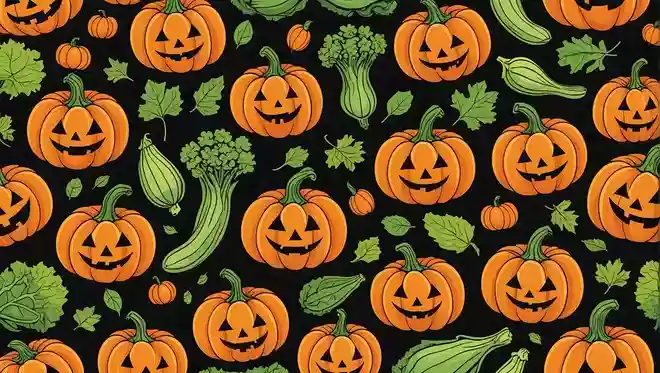 ハロウィンの飾りでよく使われる野菜の皮は、次のうちどれでしょうか?