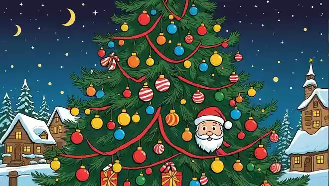 【なぞなぞ】クリスマスツリーの1番上にあるものはなあに?