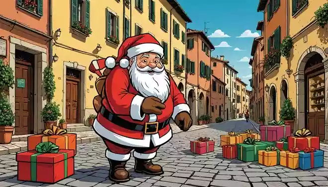 イタリアではサンタクロースではなく誰がプレゼントを持ってくるでしょう?