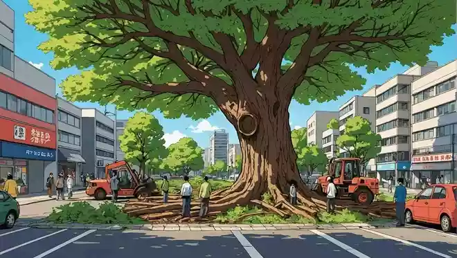 神宮外苑の再開発のための樹木伐採が2024年10月28日におこなわれましたが、これは当初の計画と比べてどうだったでしょうか?