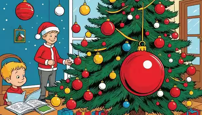 クリスマスツリーに飾られる赤い球は何を表しているでしょう?