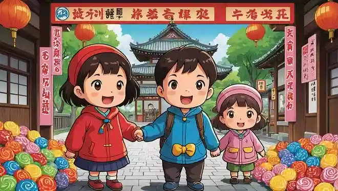 3歳と5歳と7歳の子供の成長をお祝いする日で、神社でお参りをしたり千歳あめをもらったりする日を何というでしょうか?